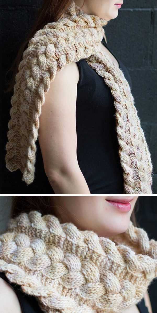 Easy reversible scarf knitting patterns