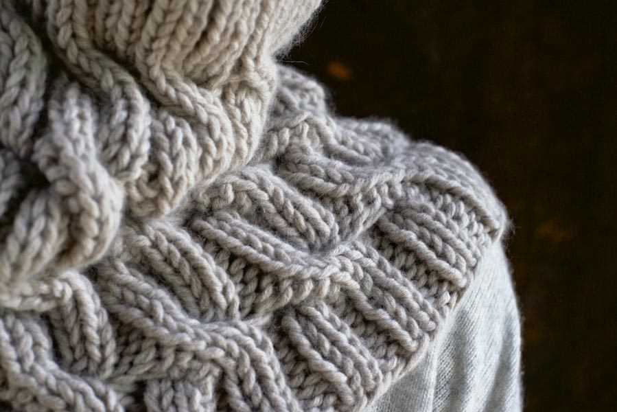 Cozy cable knit hat pattern