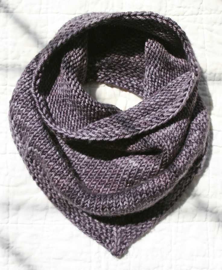 Free knitting patterns bandana cowl