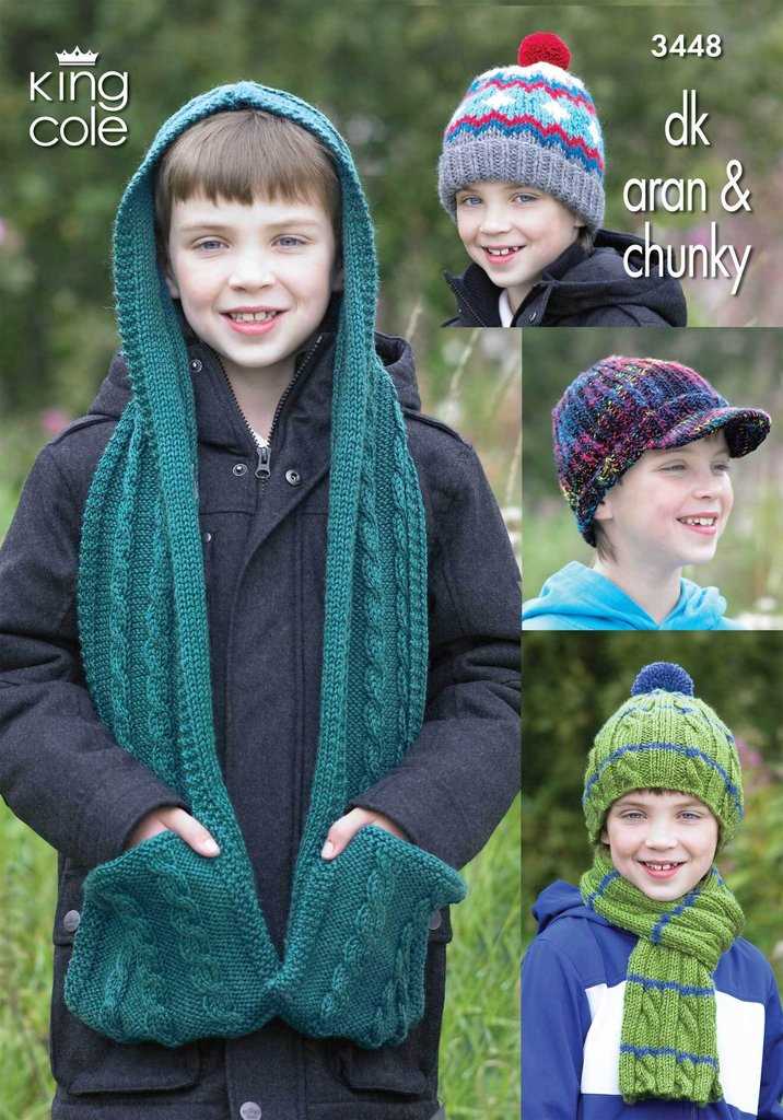 Childrens chunky scarf knitting pattern
