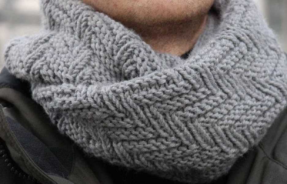 Mens knitted snood pattern