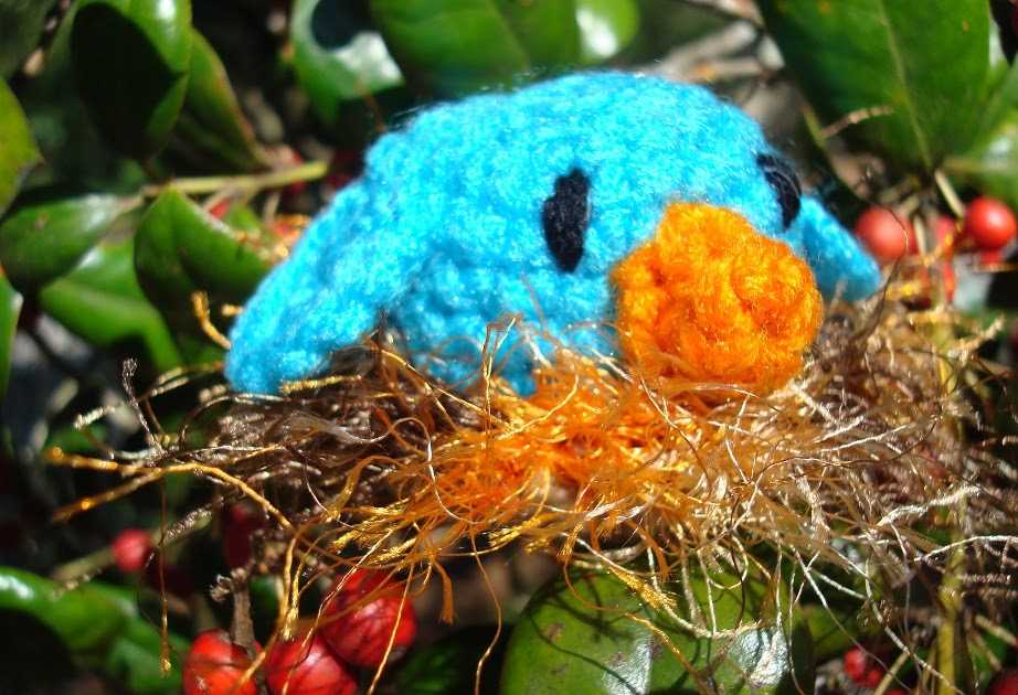 Knitted nest pattern