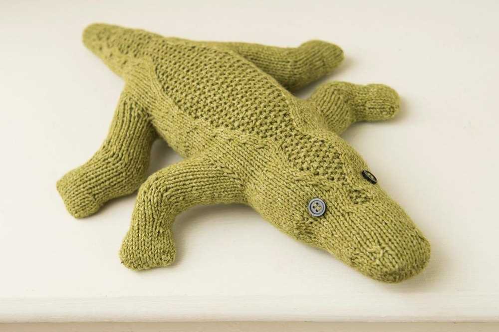 Crocodile knitting pattern