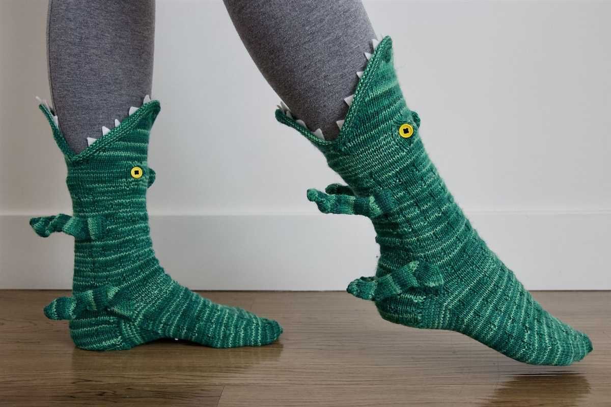 Crocodile knitting pattern