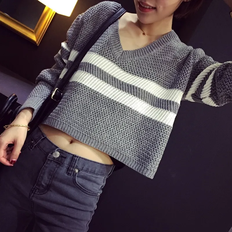 Crop top sweater knitting pattern