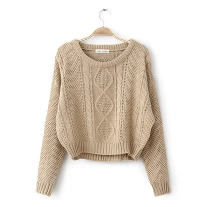 Cropped chunky cardigan knitting pattern