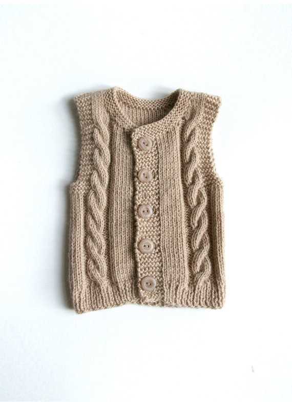 Simple vest knitting pattern