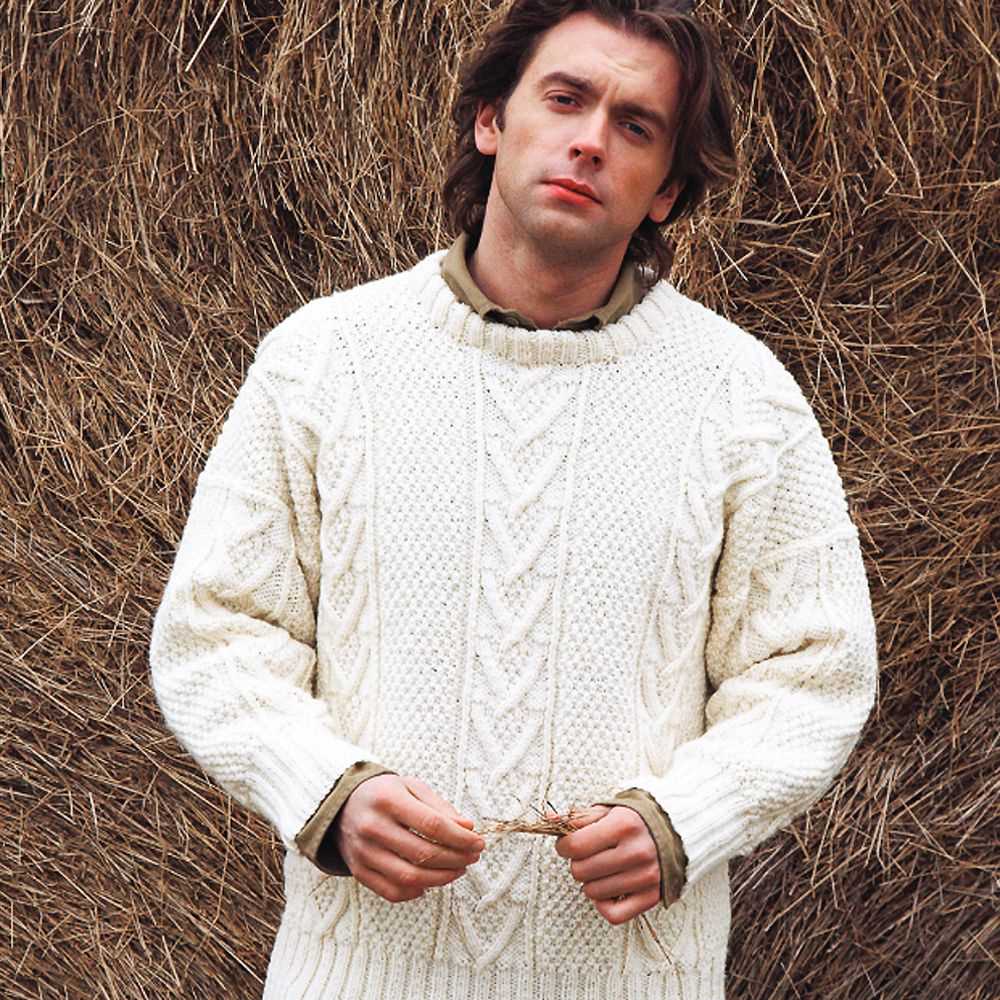 Mens aran sweaters knitting patterns