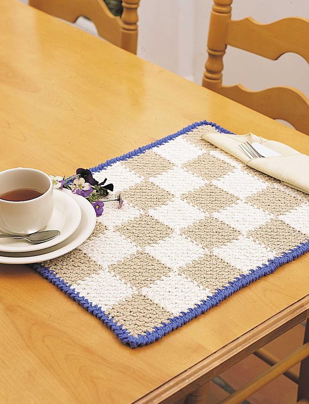 Easy knit placemat pattern