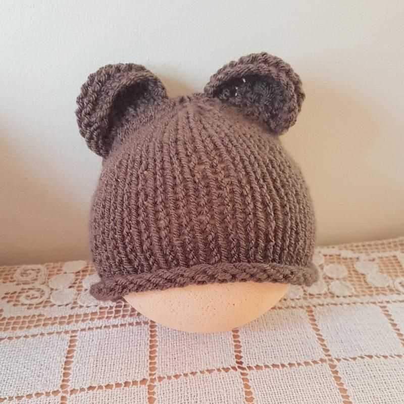 Flat beanie knitting pattern