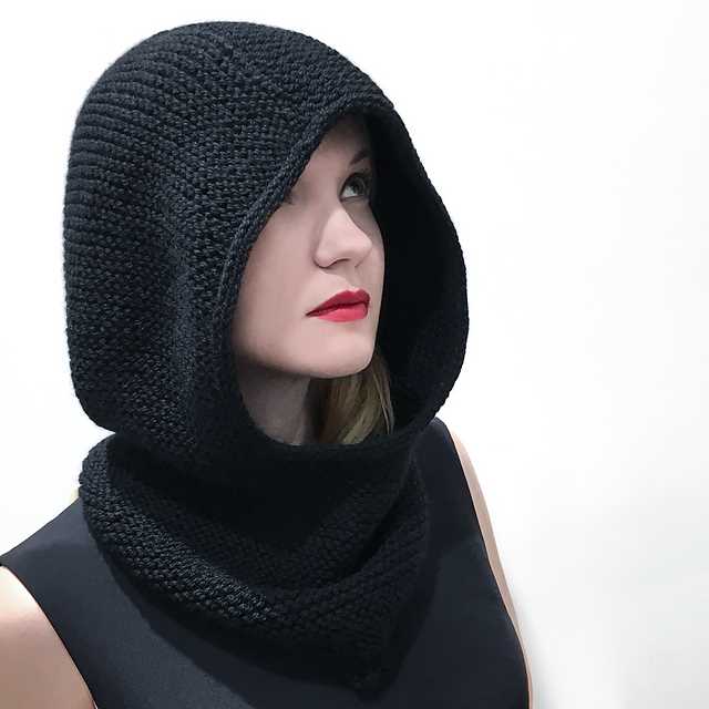 Free hooded scarf knitting patterns