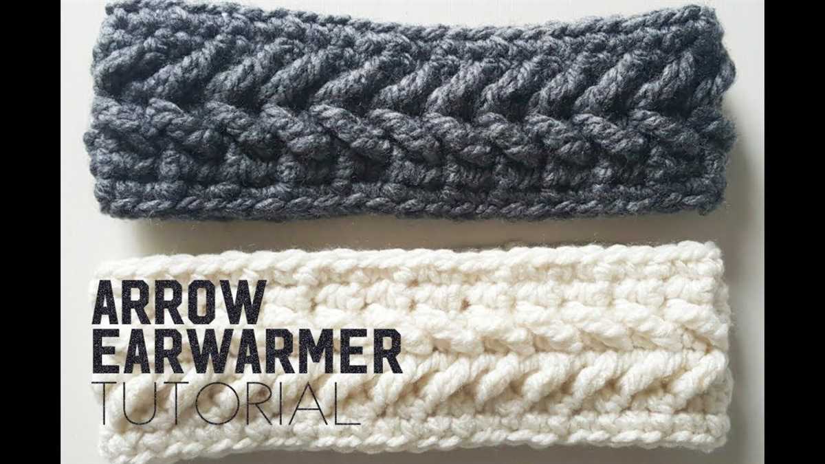 Cable knit ear warmer pattern free
