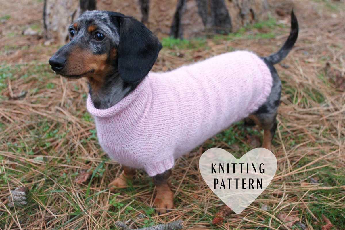 Dachshund knitting pattern