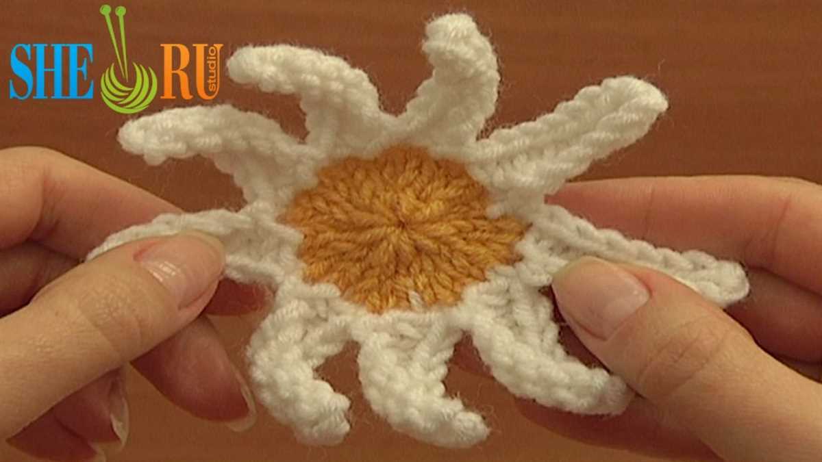 Daisy knit pattern
