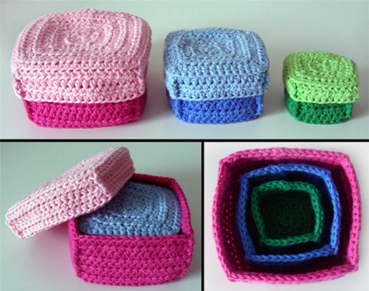 Knitted box pattern
