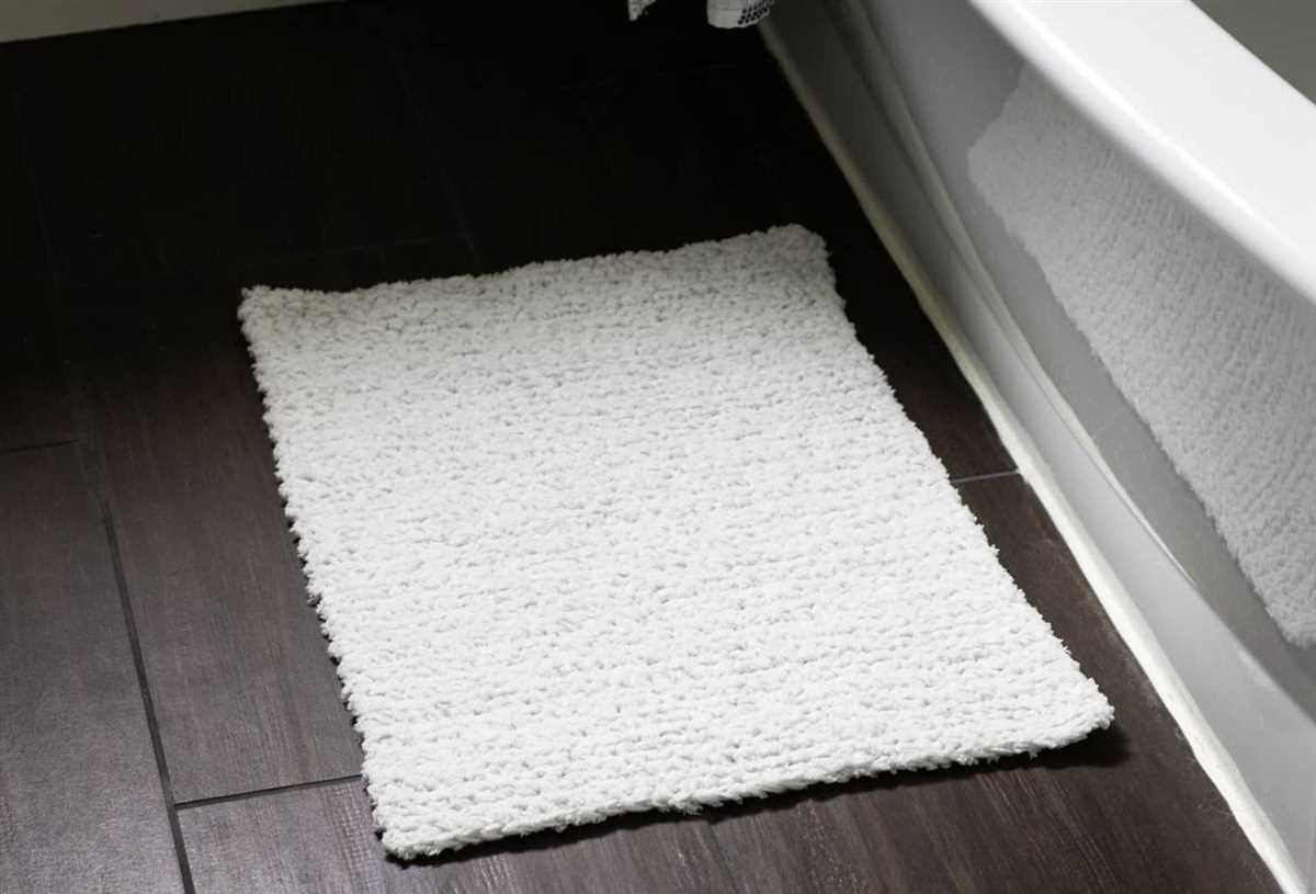 Bath mat knitting pattern