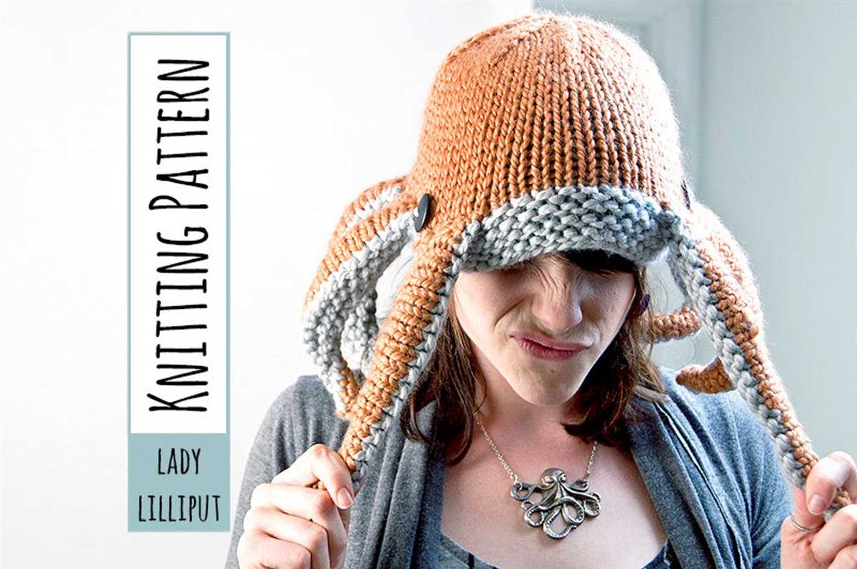 Octopus hat knitting pattern