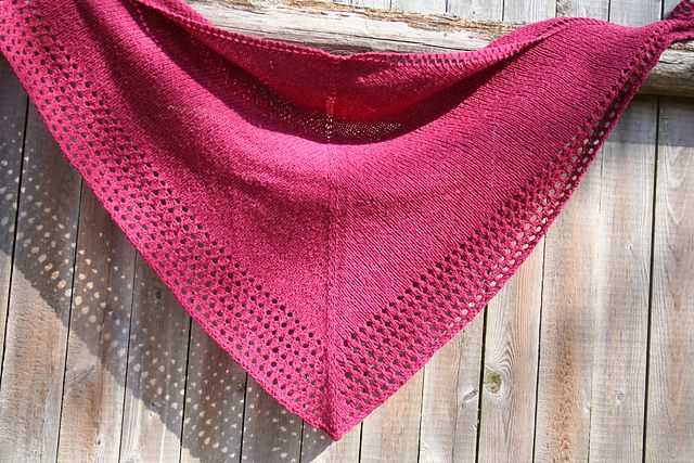 Easy knit shawl patterns