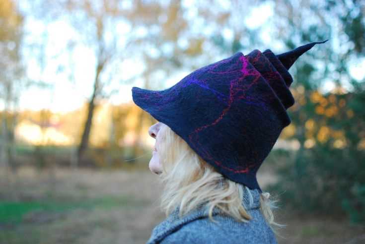Felted witch hat knitting pattern