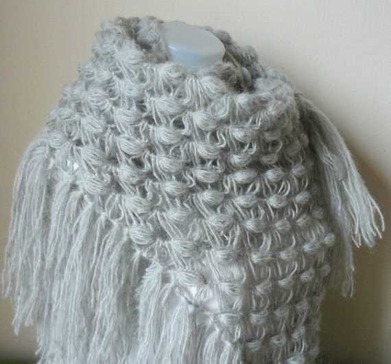 Mohair wrap knitting pattern