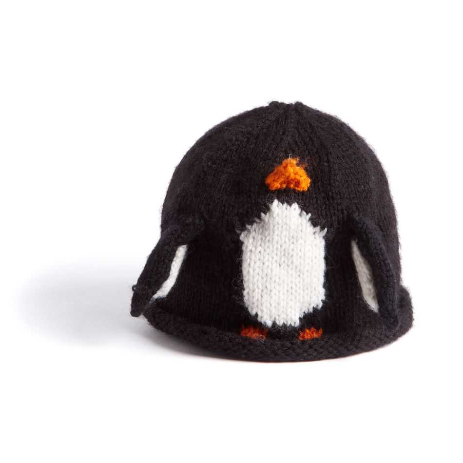 Penguin hat knitting pattern