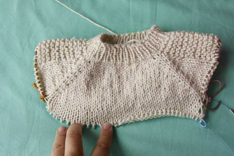 Knitting pattern top down raglan sweater