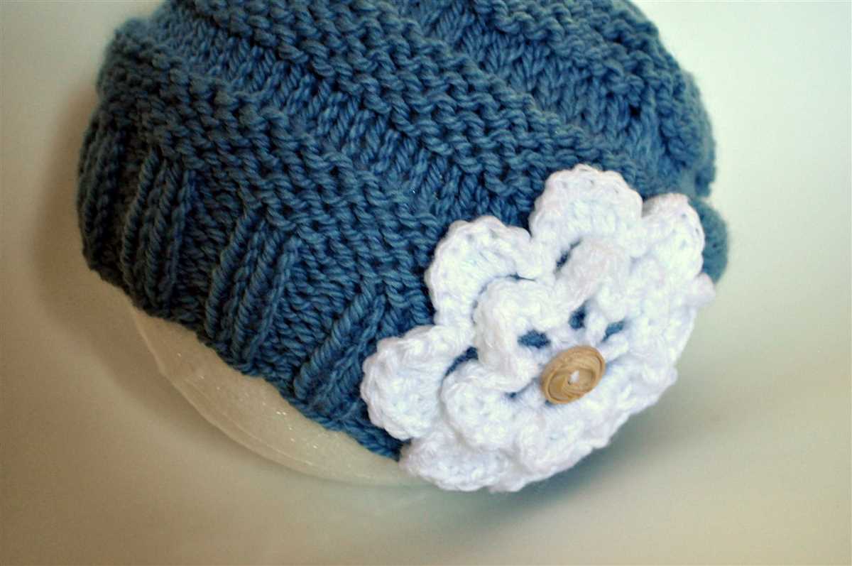 Diamond hat knitting pattern