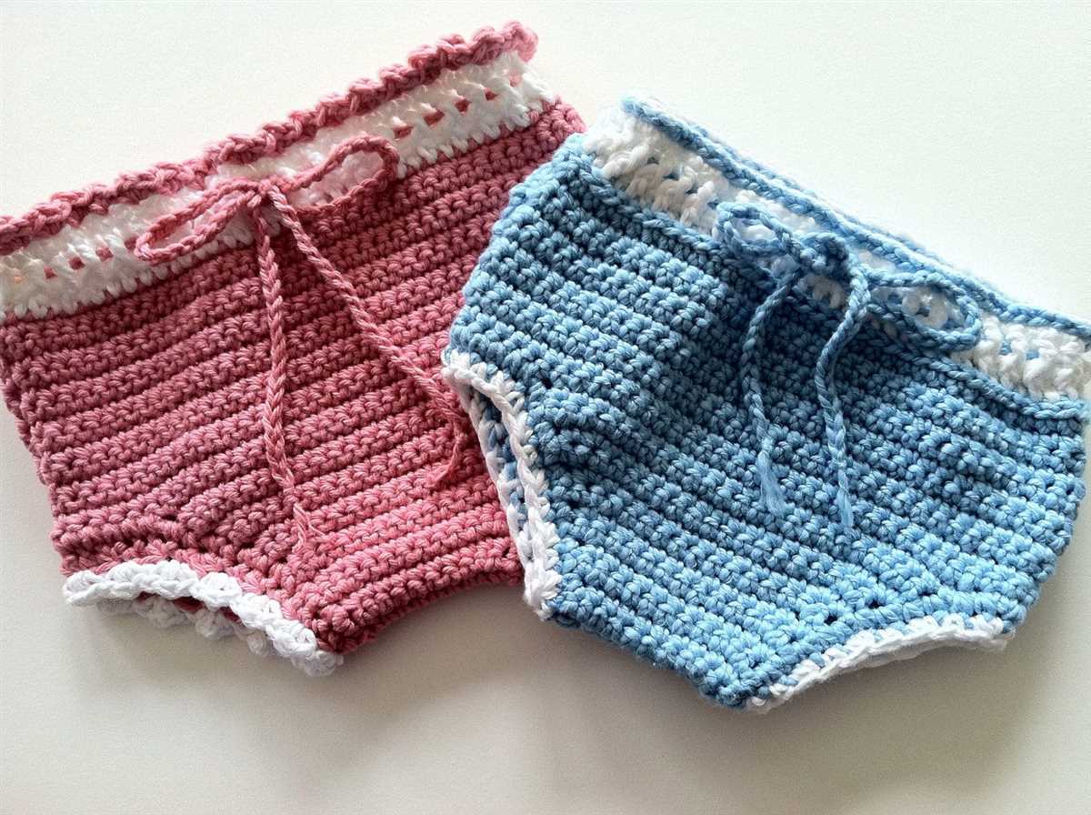 Diaper soaker knitting pattern