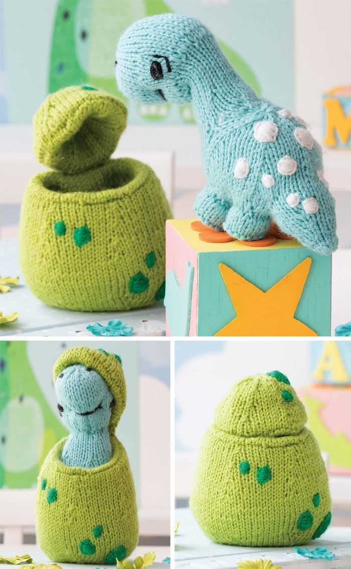 Dinosaur toy knitting pattern free