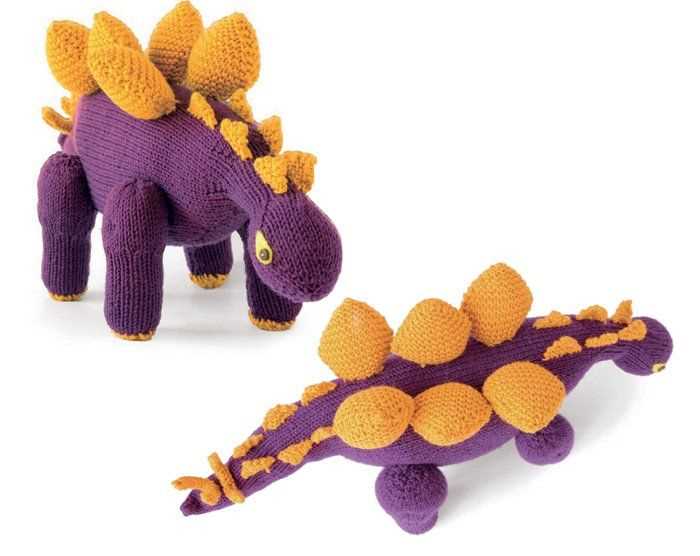 Dinosaur toy knitting pattern free