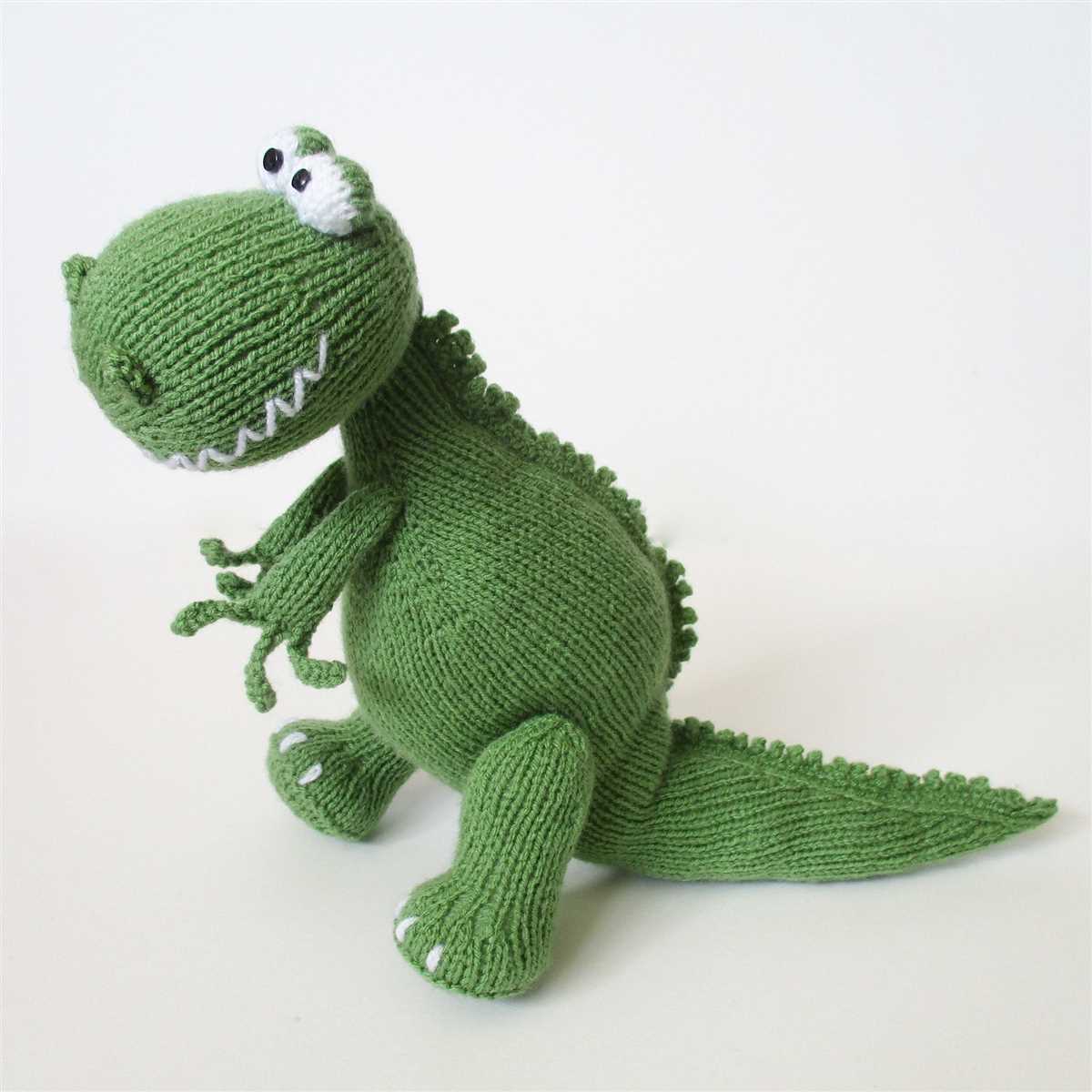Dinosaur toy knitting pattern free