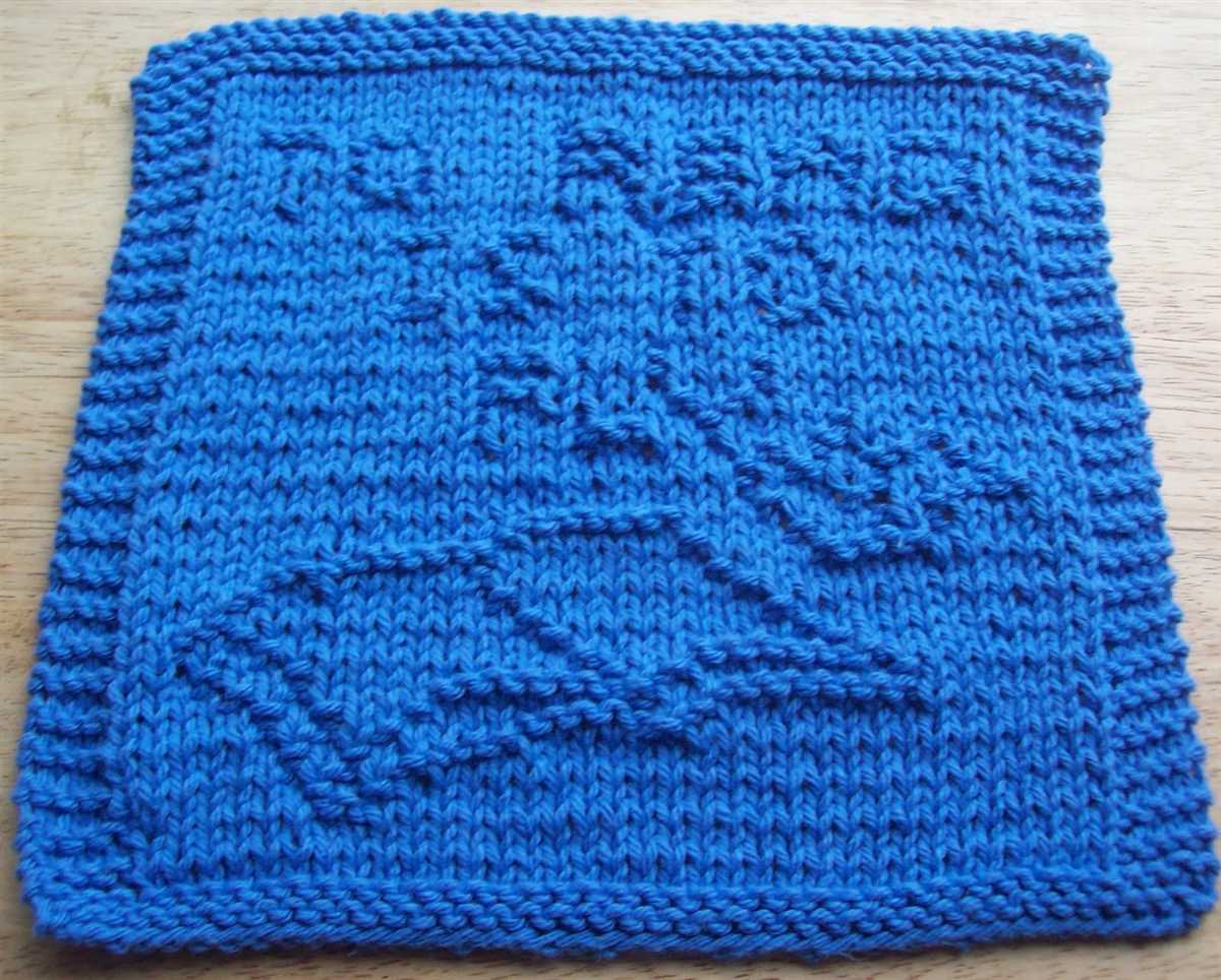 Dishcloth patterns to knit