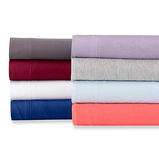 Patterned jersey knit sheets