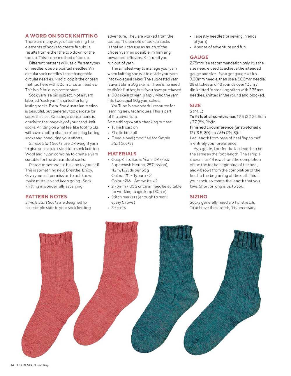 Free homespun knitting patterns