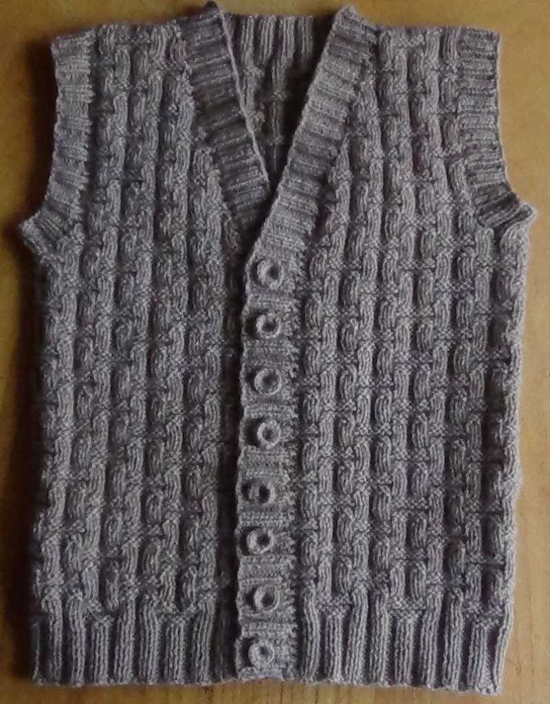 Dk vest knitting pattern