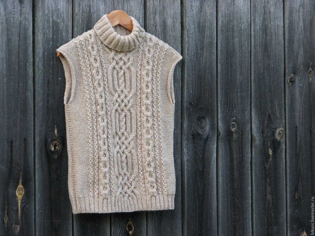 Dk vest knitting pattern