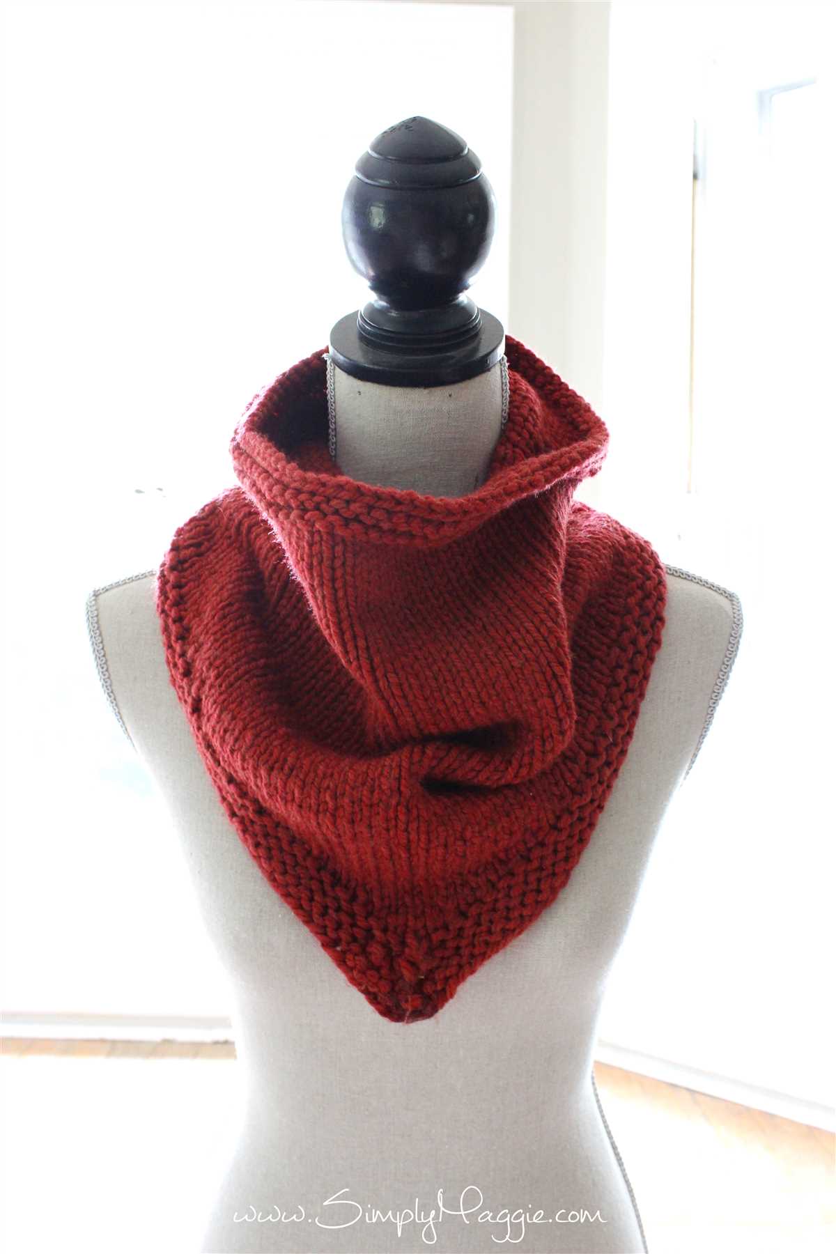 Free knitting patterns bandana cowl