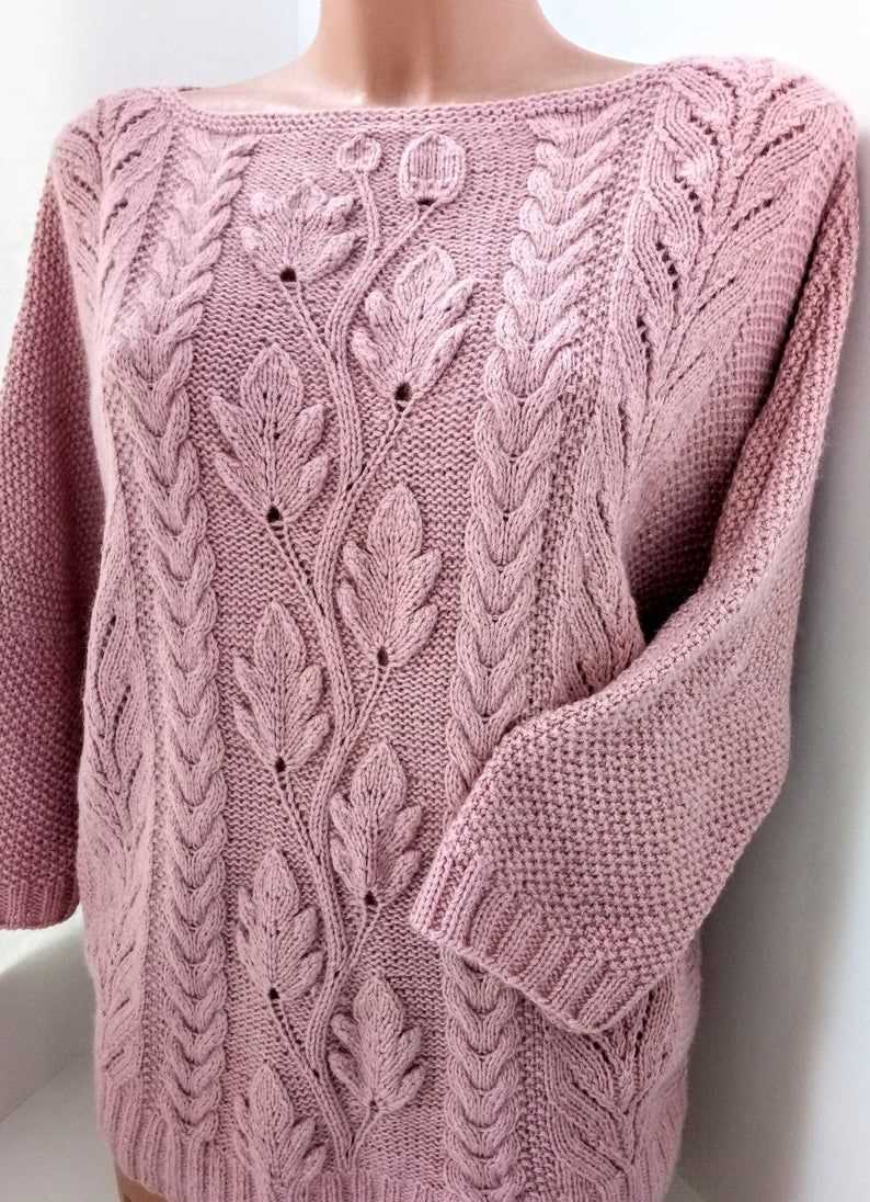 Long lace cardigan knitting pattern
