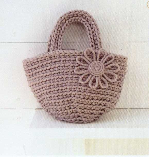 Knitted shopping bag pattern