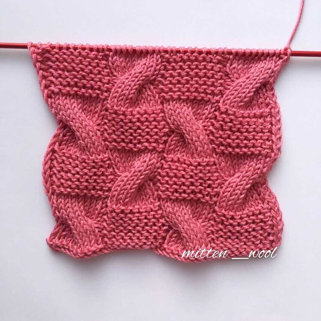 Buffalo check knitting pattern