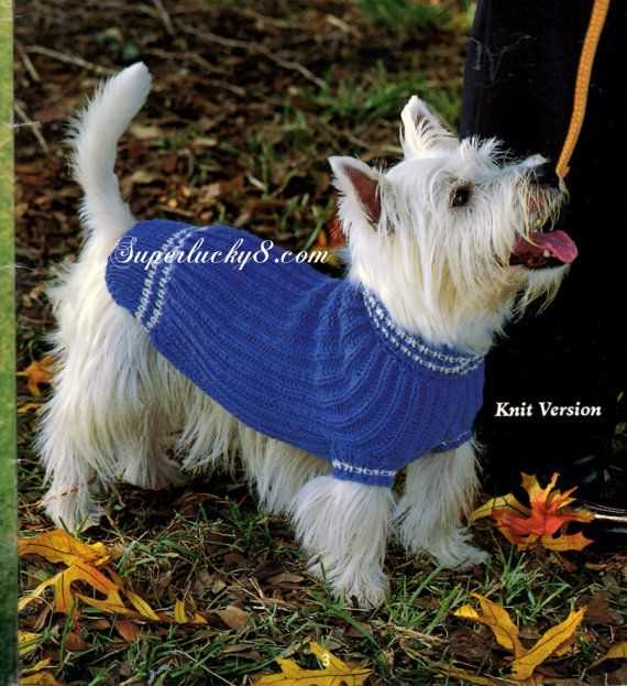 Dog coat knitting patterns to download