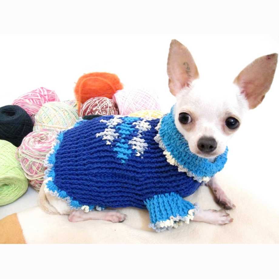 Dog sweater knitting pattern chihuahua