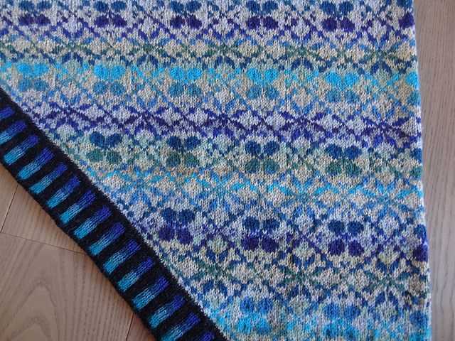 Double knit shawl pattern