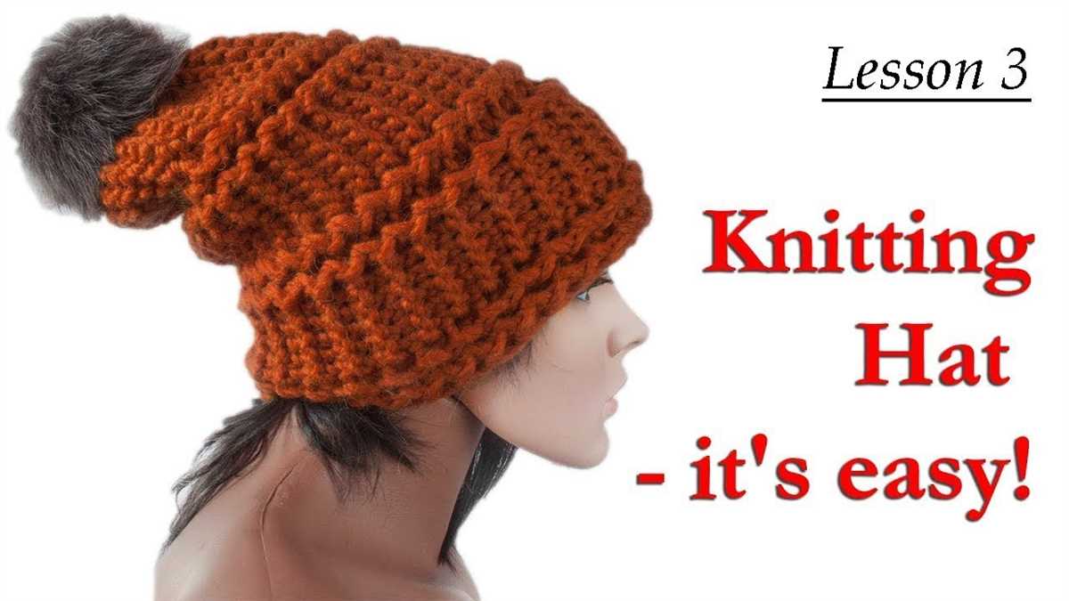 Double knit hat pattern free straight needles