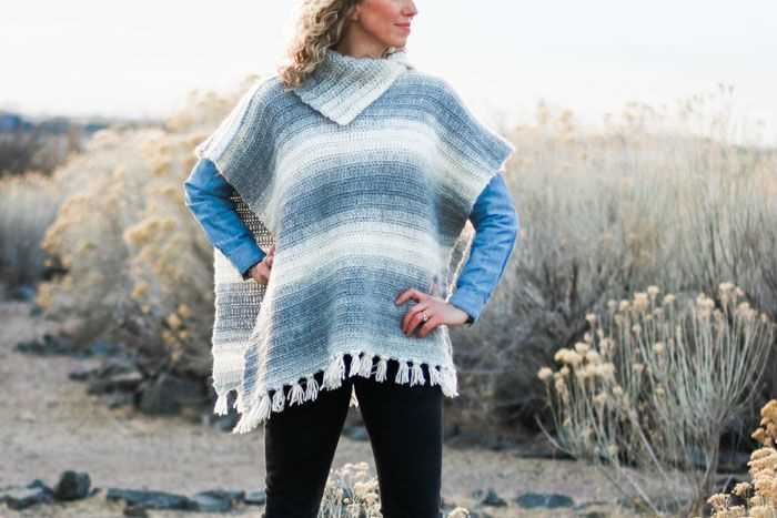 Double knit poncho pattern