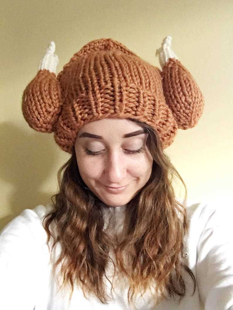Knitted turkey pattern