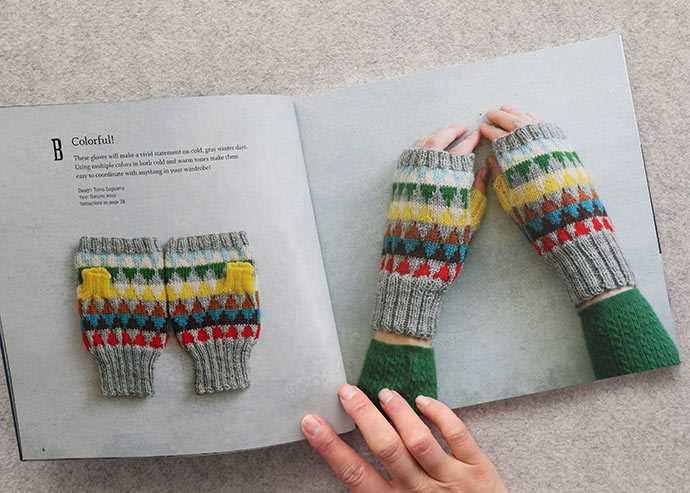 Easy knitted gloves pattern