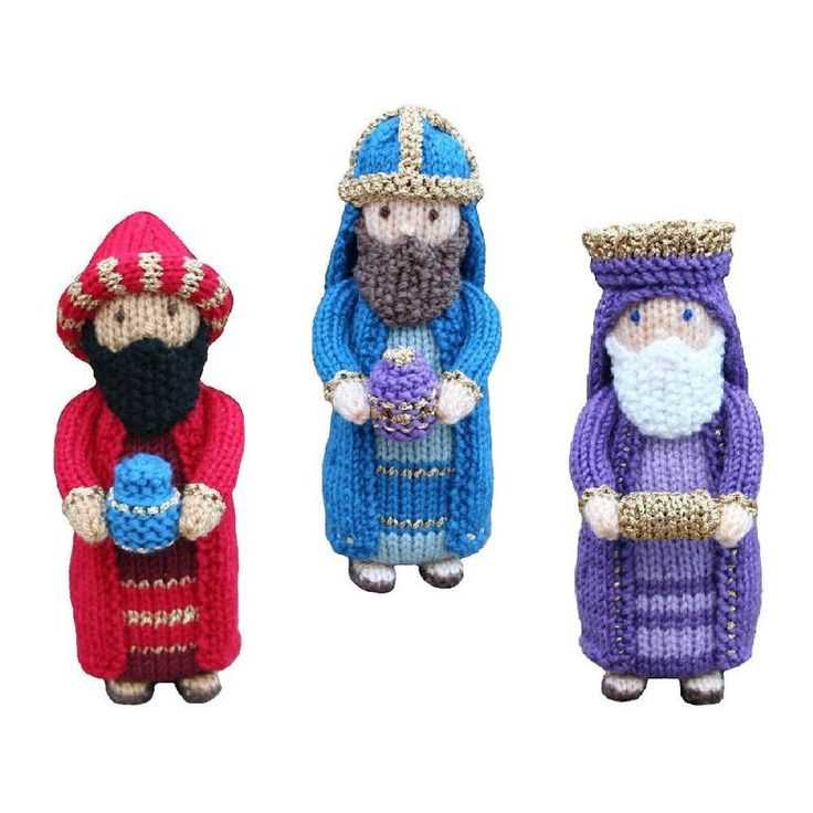 Let's knit nativity pattern