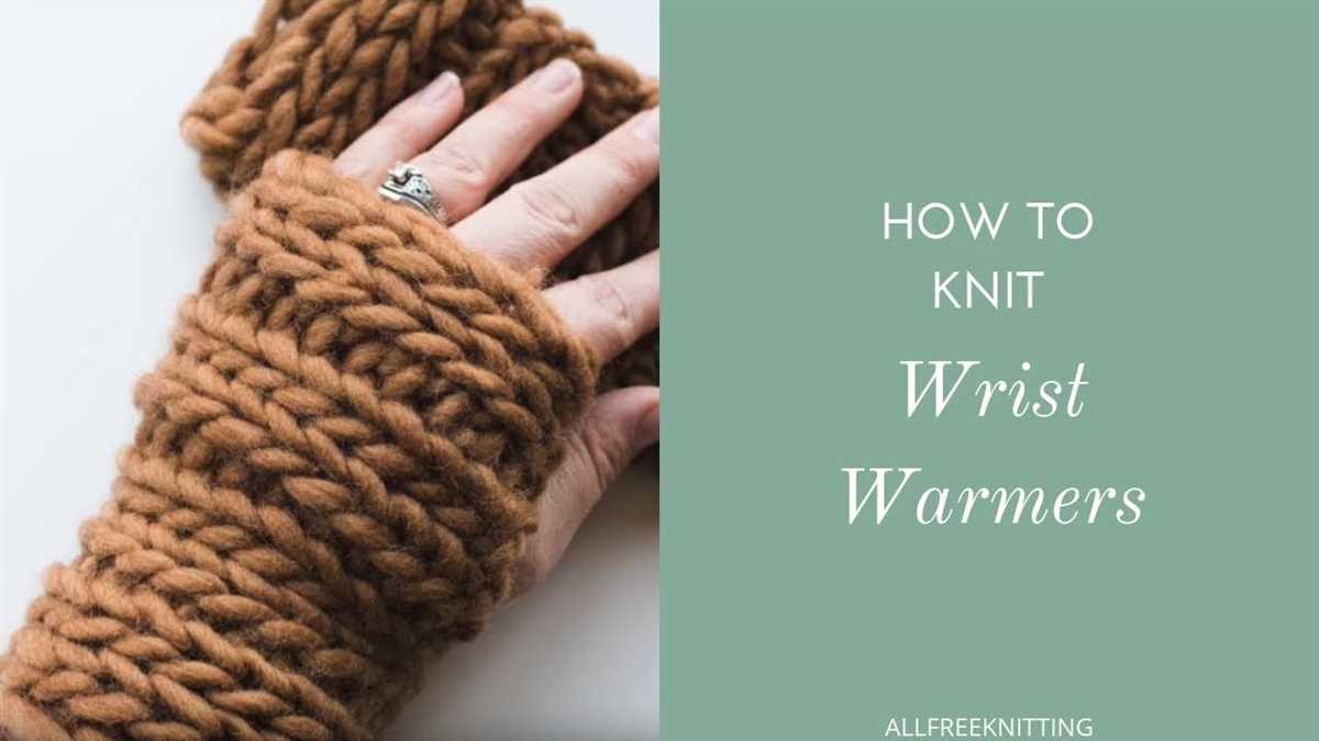 Cable knit hand warmers pattern free