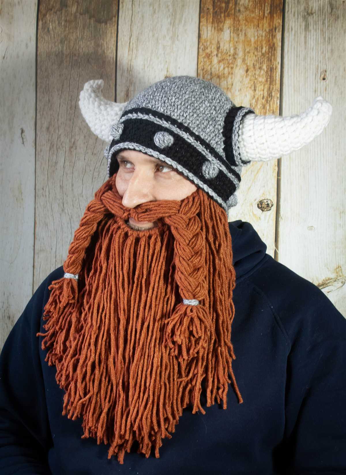 Knitting pattern viking helmet and beard